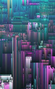 Preview wallpaper stripes, noise, glitch, abstraction, colorful