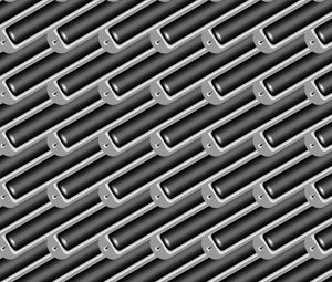Preview wallpaper stripes, obliquely, rendering, metal, lines