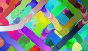Preview wallpaper stripes, paint, abstraction, colorful