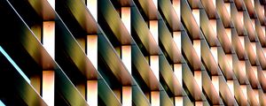 Preview wallpaper stripes, rectangles, volume, metal, texture