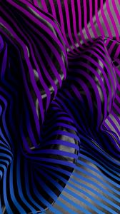 Preview wallpaper stripes, relief, 3d, wavy