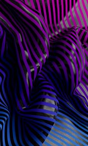 Preview wallpaper stripes, relief, 3d, wavy