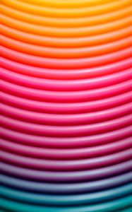 Preview wallpaper stripes, relief, texture, rainbow, colorful