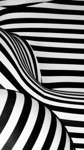 Preview wallpaper stripes, shapes, bw, abstract