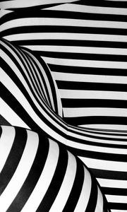 Preview wallpaper stripes, shapes, bw, abstract