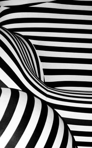 Preview wallpaper stripes, shapes, bw, abstract