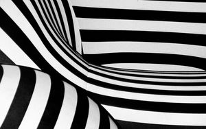 Preview wallpaper stripes, shapes, bw, abstract