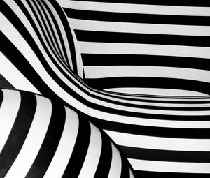 Preview wallpaper stripes, shapes, bw, abstract