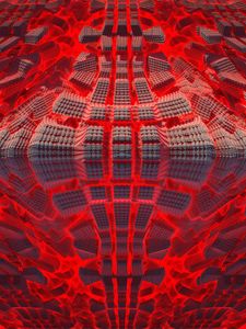 Preview wallpaper stripes, squares, abstraction, red