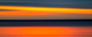 Preview wallpaper stripes, sunset, horizon, blurred