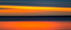 Preview wallpaper stripes, sunset, horizon, blurred