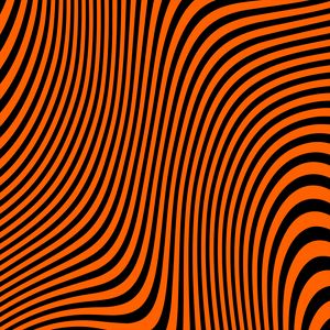 Preview wallpaper stripes, waves, bends, abstraction, orange