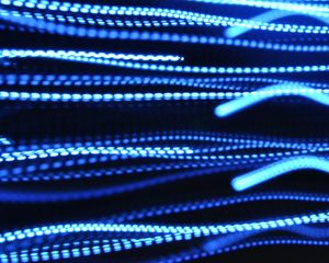 Preview wallpaper stripes, wavy, neon, lines