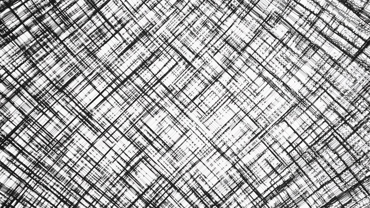 Wallpaper strokes, intersection, bw, abstraction, texture