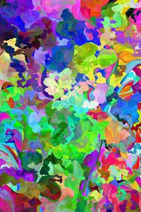 Preview wallpaper strokes, paint, mixing, spots abstraction, colorful, bright