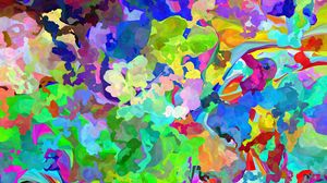 Preview wallpaper strokes, paint, mixing, spots abstraction, colorful, bright