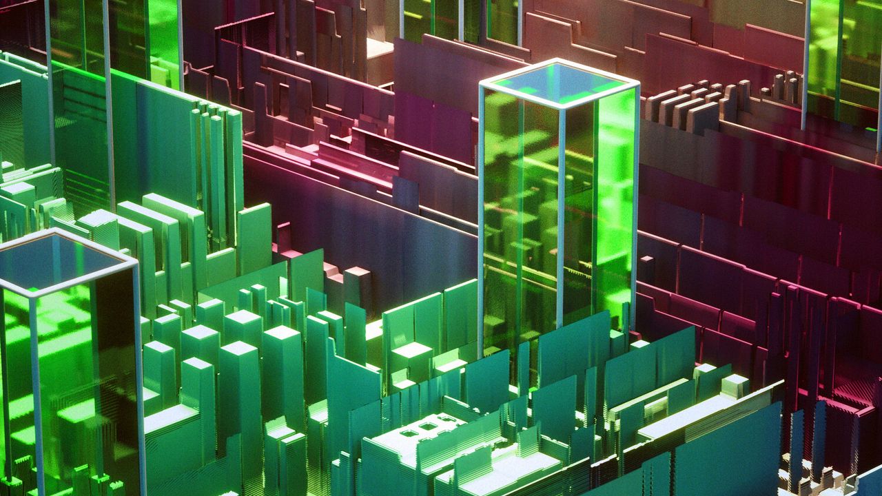 Wallpaper structure, 3d, volume, abstraction