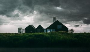 Preview wallpaper structure, building, sky, cloudy