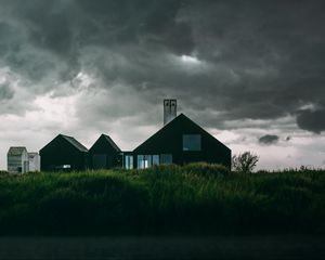 Preview wallpaper structure, building, sky, cloudy