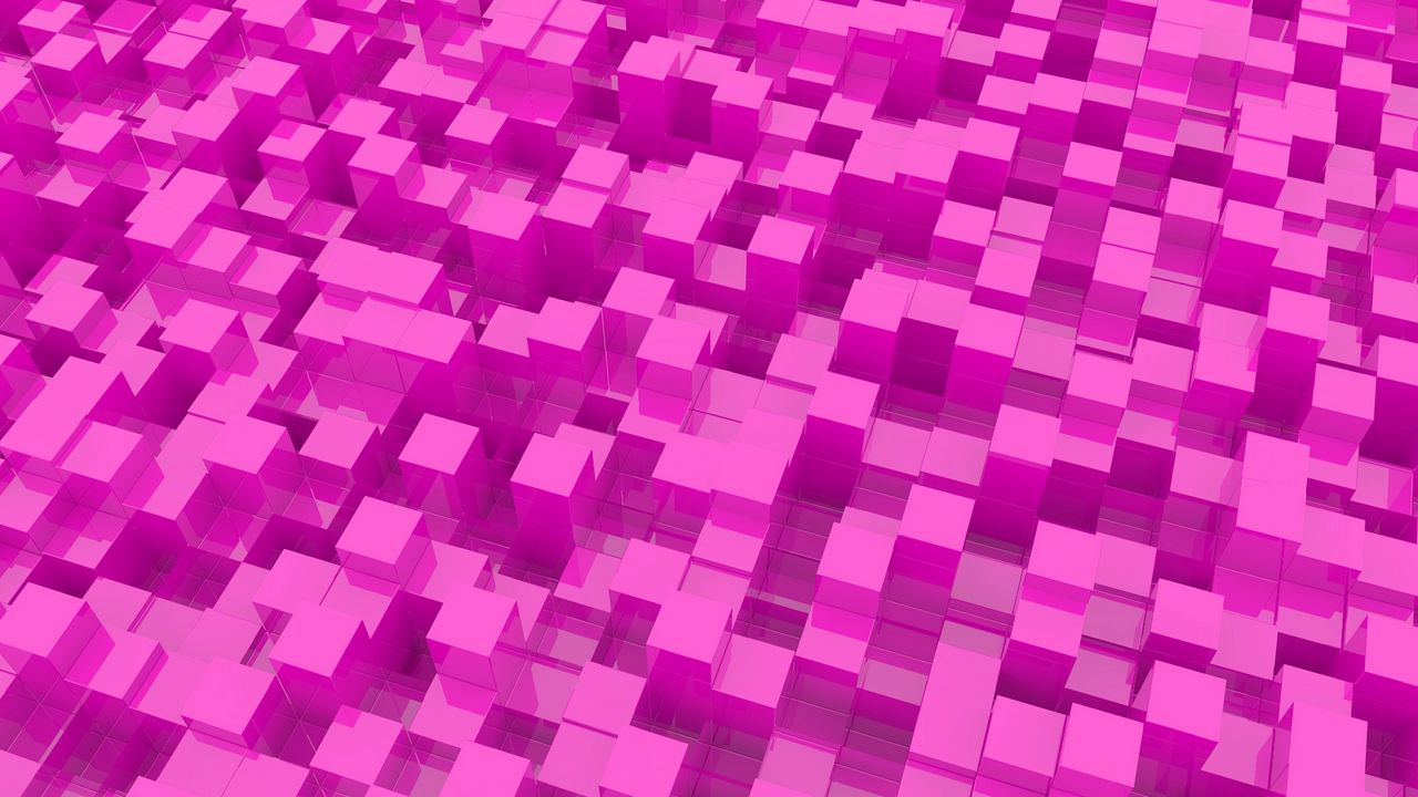 Wallpaper structure, cubic, purple, 3d, volume