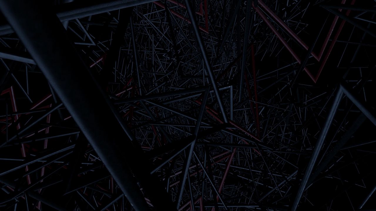 Wallpaper structure, interlacing, pipes, tangled, dark, endless