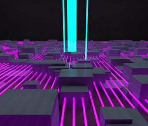 Preview wallpaper structure, lines, cubes, 3d