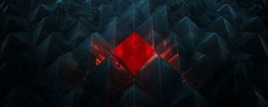 Preview wallpaper structure, relief, 3d, glow, red