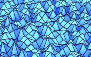 Preview wallpaper structure, relief, 3d, volume, blue