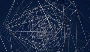 Preview wallpaper structure, tangled, 3d, compound, intersection