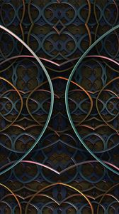 Preview wallpaper structure, tangled, 3d, pattern, fractal