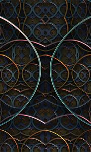 Preview wallpaper structure, tangled, 3d, pattern, fractal