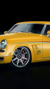 Preview wallpaper studebaker, veinte victorias, gwa, yellow, side view