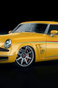 Preview wallpaper studebaker, veinte victorias, gwa, yellow, side view