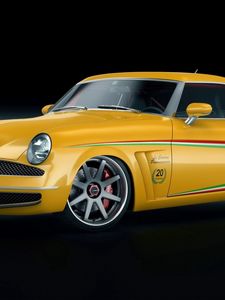 Preview wallpaper studebaker, veinte victorias, gwa, yellow, side view