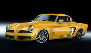 Preview wallpaper studebaker, veinte victorias, gwa, yellow, side view