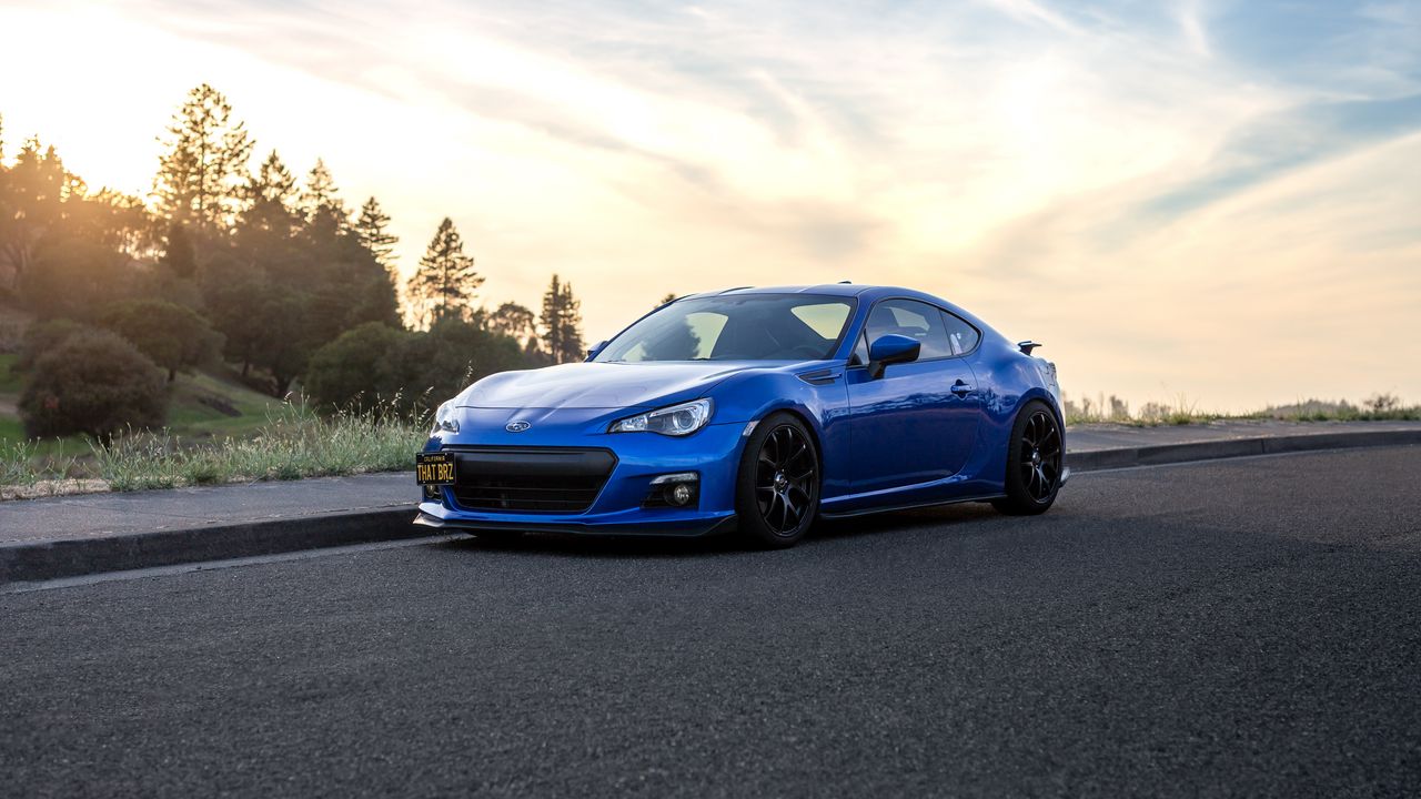 Wallpaper subaru brz, subaru, car, blue