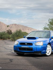 Preview wallpaper subaru impreza, subaru, car, blue