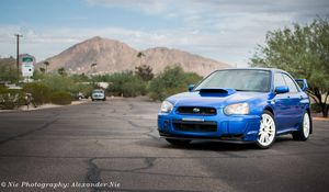 Preview wallpaper subaru impreza, subaru, car, blue