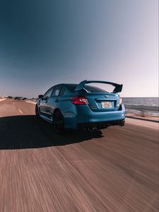 Preview wallpaper subaru wrx, subaru, car, sportscar, speed