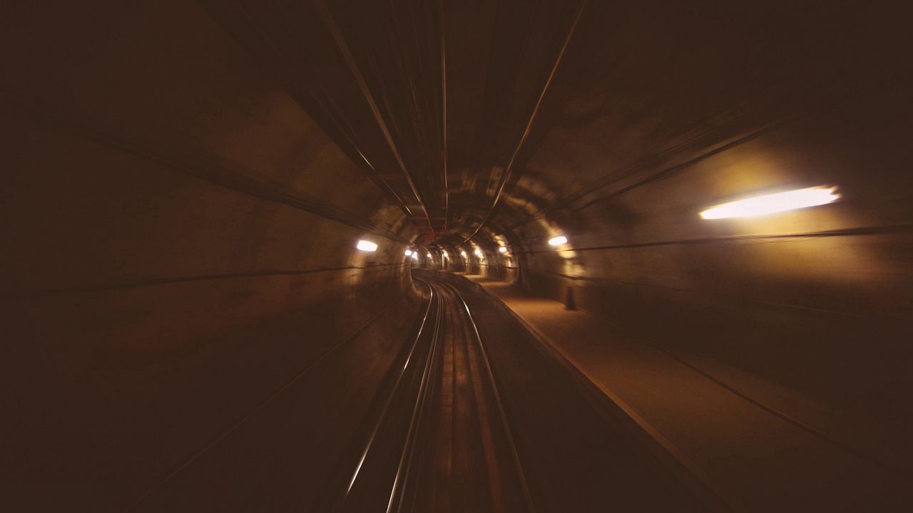 Wallpaper subway, railway, tunnel