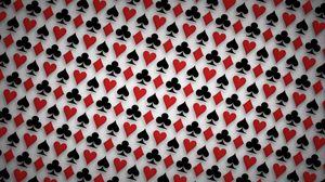 Preview wallpaper suit, spades, hearts, clubs, diamonds, background, texture