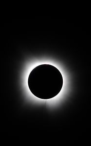 Preview wallpaper sun eclipse, eclipse, circle, black, dark