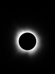 Preview wallpaper sun eclipse, eclipse, circle, black, dark