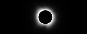 Preview wallpaper sun eclipse, eclipse, circle, black, dark