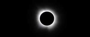 Preview wallpaper sun eclipse, eclipse, circle, black, dark