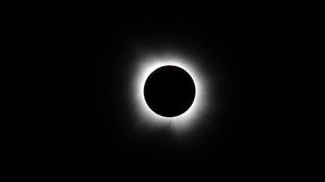 Preview wallpaper sun eclipse, eclipse, circle, black, dark