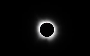 Preview wallpaper sun eclipse, eclipse, circle, black, dark
