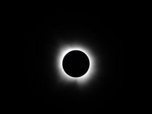 Preview wallpaper sun eclipse, eclipse, circle, black, dark