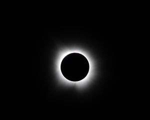 Preview wallpaper sun eclipse, eclipse, circle, black, dark