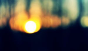 Preview wallpaper sun, forest, sunset, trees